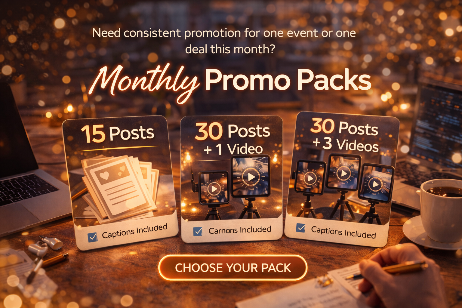 Monthly Promo Packs