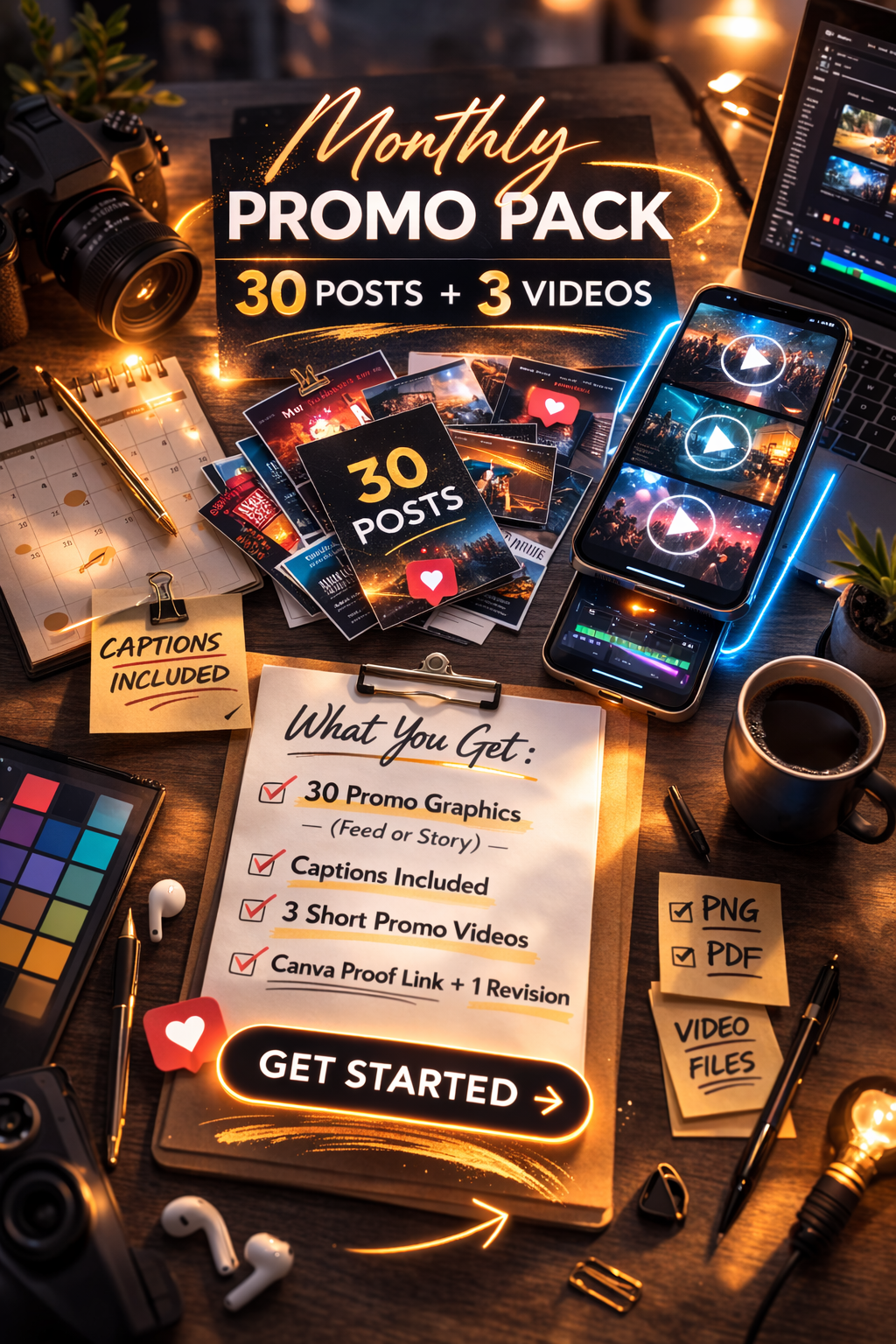 Monthly Promo Pack (Pro)