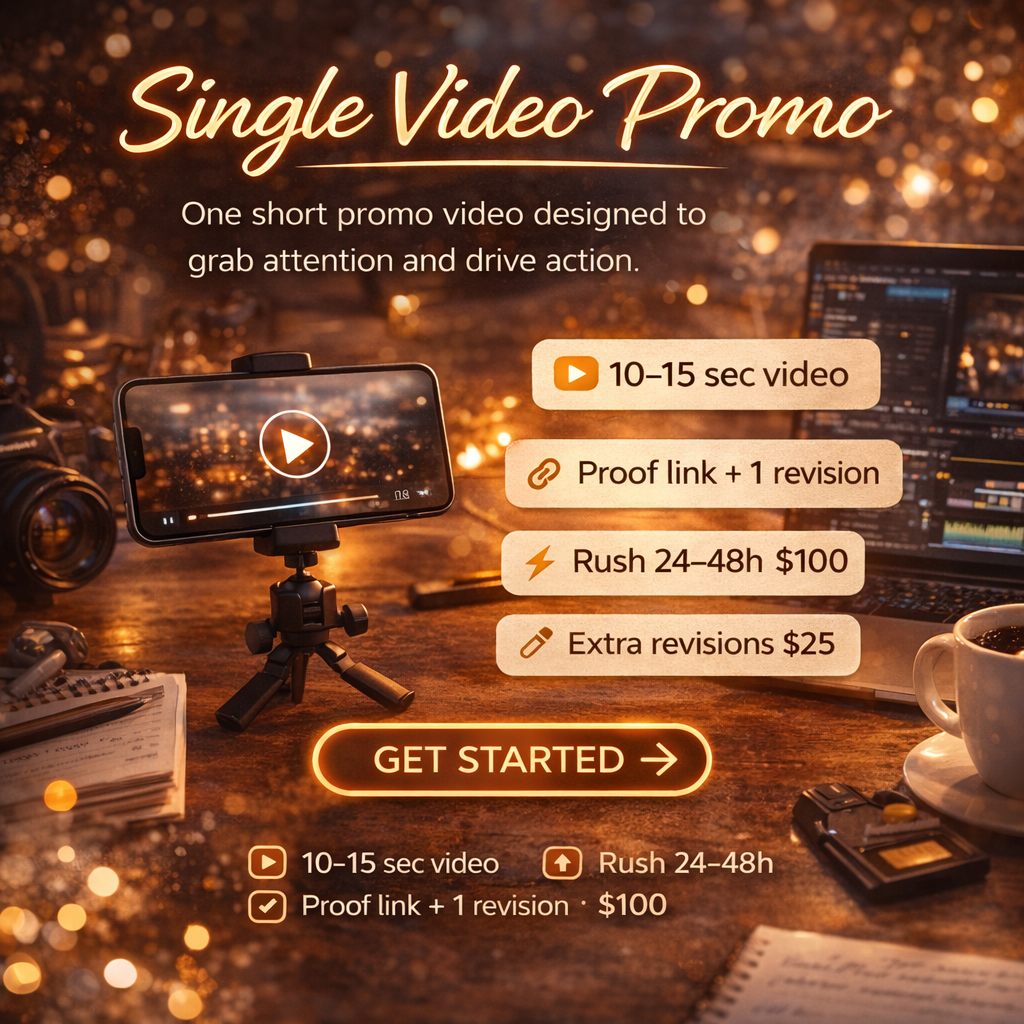 Single Video Promo